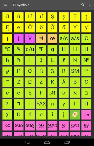 Keyboard Kustom untuk Android - Pintasan Simbol 2 screenshot 5