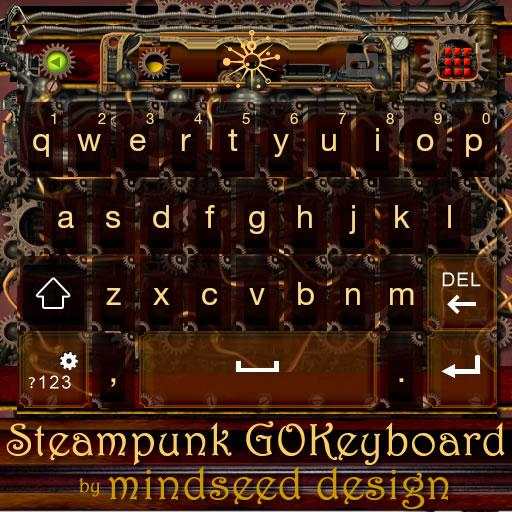 Steampunk GO Keyboard Theme 1.1
