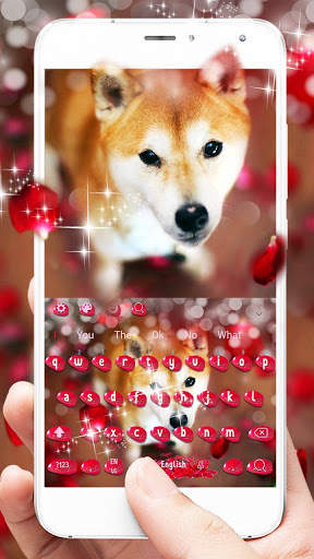 Cute Pet dog Keyboard Theme screenshot 1