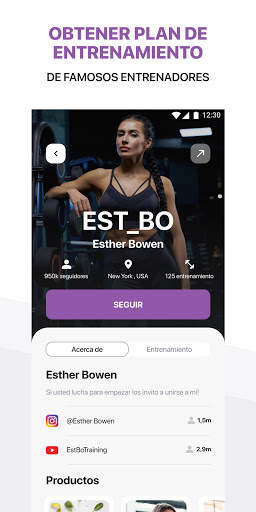 Mi entrenador: entrenamientos en casa, perder peso screenshot 3