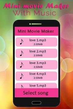 MiniMovie Maker with Music screenshot 4