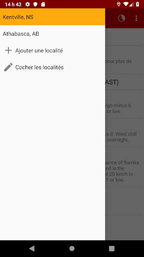 Météo Canada screenshot 3