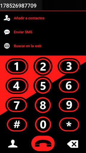 THEME EXDIALER MIXER RED BLACK screenshot 5