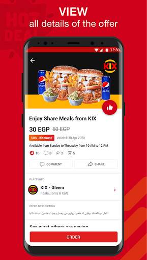 Qurba - Hot Meals, Hot Deals screenshot 2