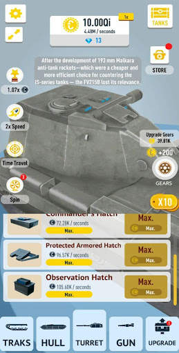 Idle Tanks 3D स्क्रीनशॉट 1