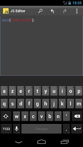 JavaScript Editor 3 تصوير الشاشة