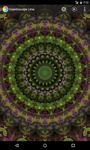 Kaleidoscope Lime 1 تصوير الشاشة