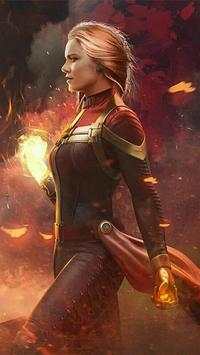 Captain Marvel Live Wallpaper screenshot 4