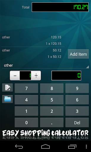 Easy Shopping Calculator screenshot 1