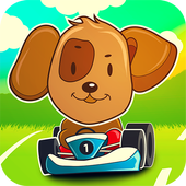 Dog racing games icon