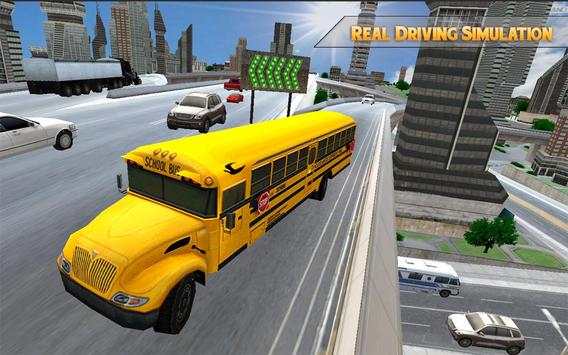 Bus Sekolah: City Drive Sim screenshot 3