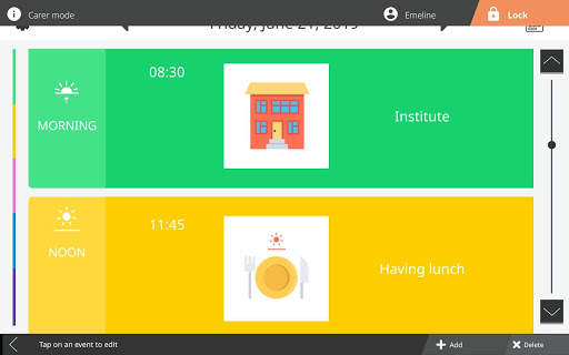 Agenda - Manage your schedule - AMIKEO APPS screenshot 4