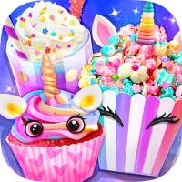 Unicorn Fair Food Chef - Rainbow Food Galaxy logo