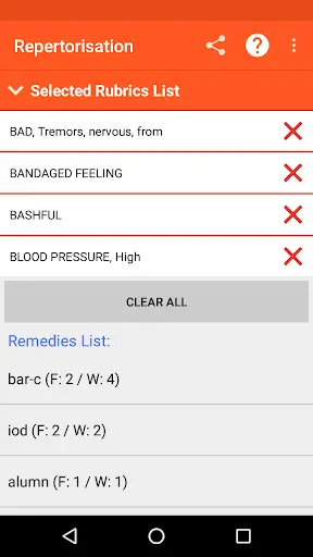 Homoeopathic Pocket Repertory screenshot 8