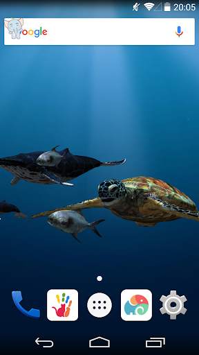 3D Sea Fish Live Wallpaper HD screenshot 5