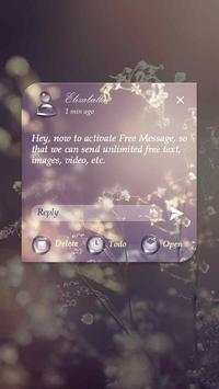 GO SMS DROPS THEME 4 تصوير الشاشة