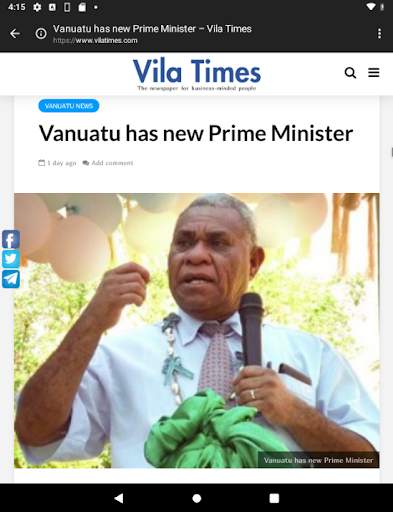 Vanuatu News Feeds screenshot 5