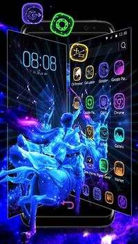 Sagittarius Constellation Blue  Launcher Theme screenshot 6