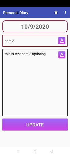 Personal Diary Lite screenshot 6