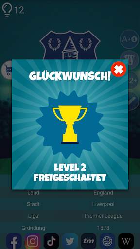 Fußball Logo Quiz Fußballklubs screenshot 5