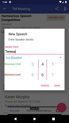 ToastMasters Timer App screenshot 4