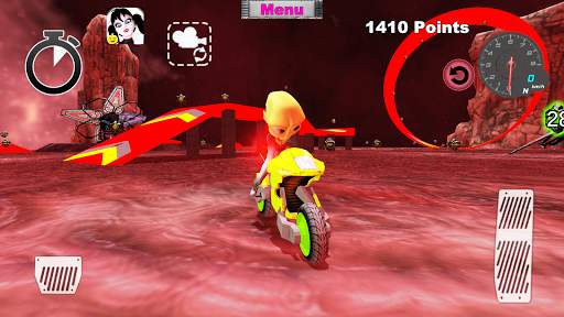 Bike Future Race Alien World by Kaufcom screenshot 4