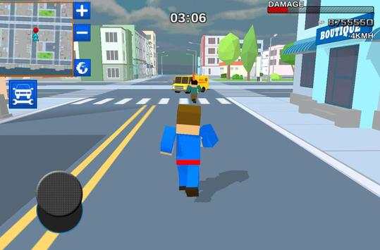 Car Craft Blocky City Racer screenshot 1