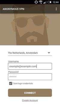 Anonymous VPN screenshot 1