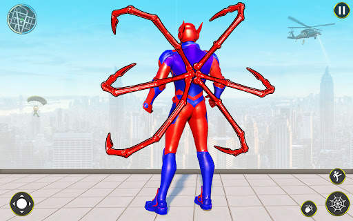 Spider Rope Hero Man Games screenshot 1