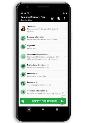 Resume Creator - Professional screenshot 1