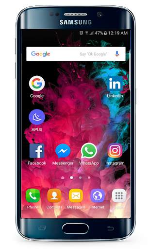 Galaxy A51 Launcher Theme screenshot 1