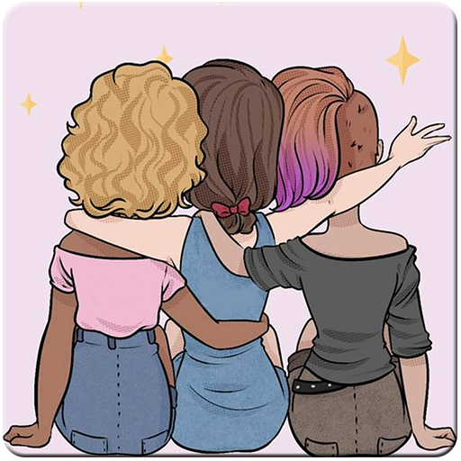 BFF Girls Wallpaper icon