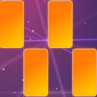 Neon Piano Tiles : EDM logo