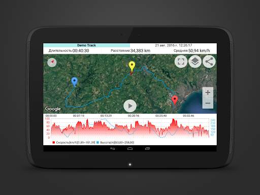 Спидометр GPS Pro скриншот 1