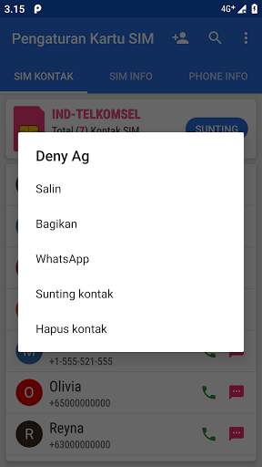 Pengaturan Kartu SIM screenshot 3