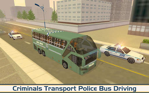 Angry Criminals Transport: Police Bus Sim screenshot 1