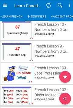 Learn Canadian French скриншот 1
