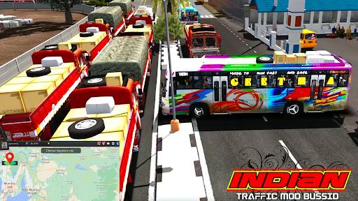 Indian Traffic Mod Bussid screenshot 1
