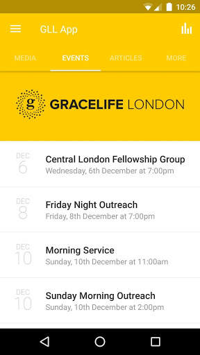 GraceLife London Church App screenshot 2