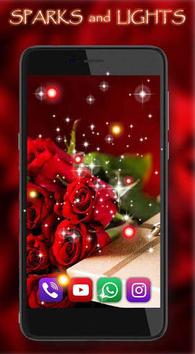 Roses Hearts HD Live Wallpaper screenshot 7
