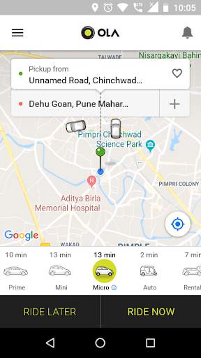 How to Book Ola screenshot 2