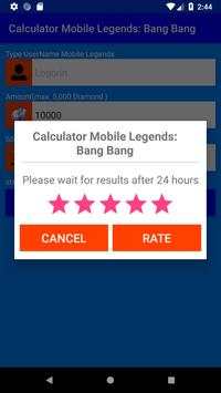 Calculator Diamond Mobile Legends Bang Bang screenshot 3