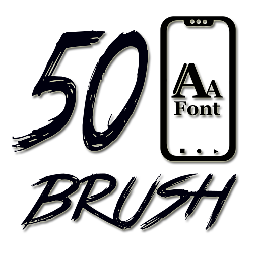 Brush Fonts for Huawei / Honor / EMUI أيقونة