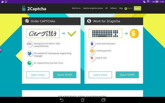 2captcha app screenshot 1