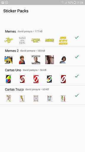 Stickers Divertidos para WhatsApp screenshot 1