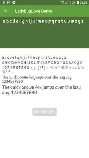 Stylish fonts for HTC screenshot 2