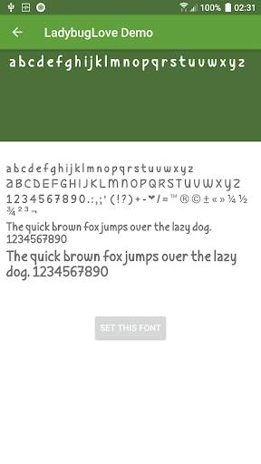 Stylish fonts for HTC screenshot 2