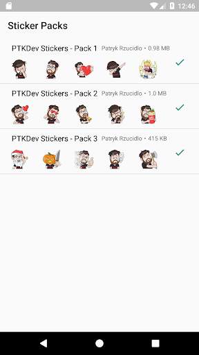 PTKDev Stickers for WAStickerApps (Whatsapp) screenshot 4