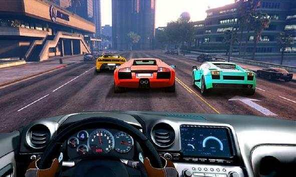 Racing in Car 3D screenshot 2