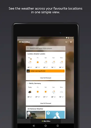 Met Office Weather Forecast скриншот 7